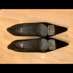 Start Wietzman suede black heels